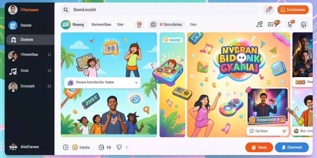 Tampilan antarmuka yang memukau dan user-friendly.