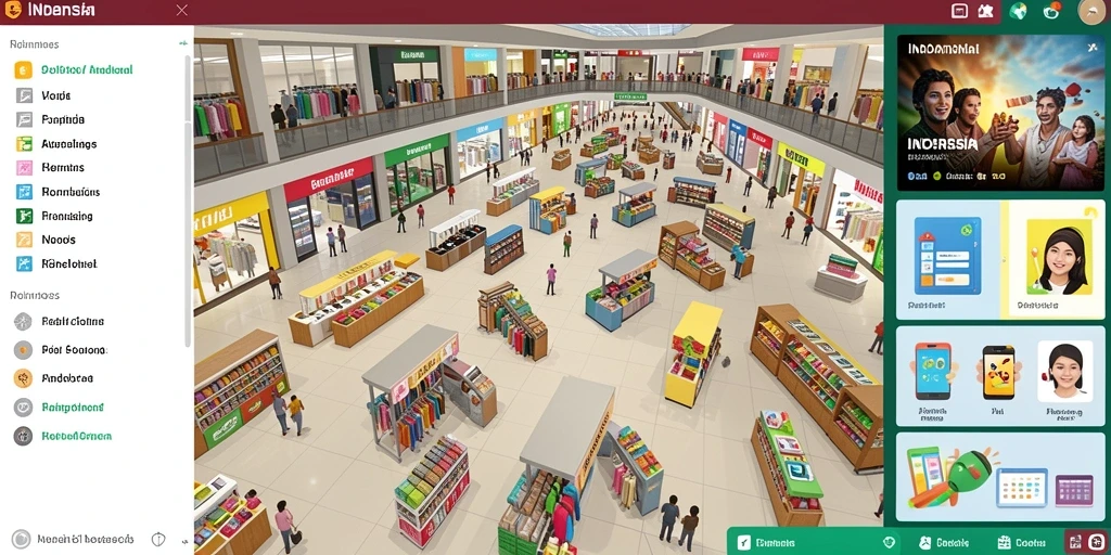 Tampilan utama aplikasi WINLIVE4D yang menarik.